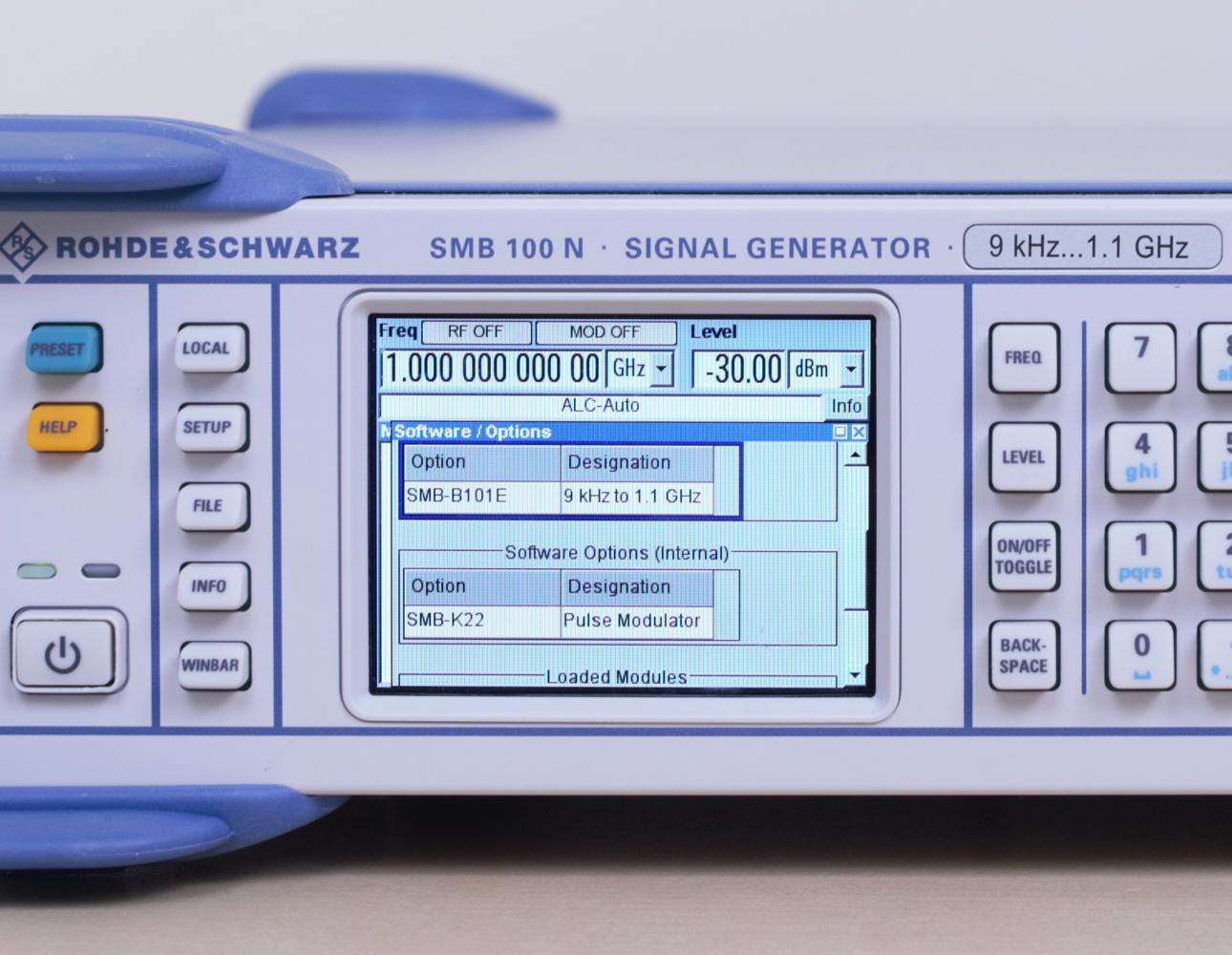 Генератор сигналов Rohde & Schwarz SMB100N
